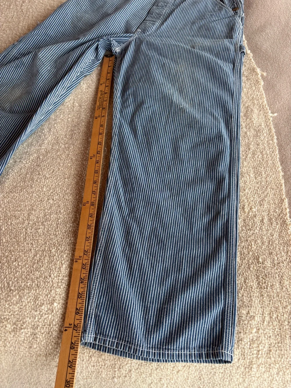 Vintage Lee Engineer Striped Bibs